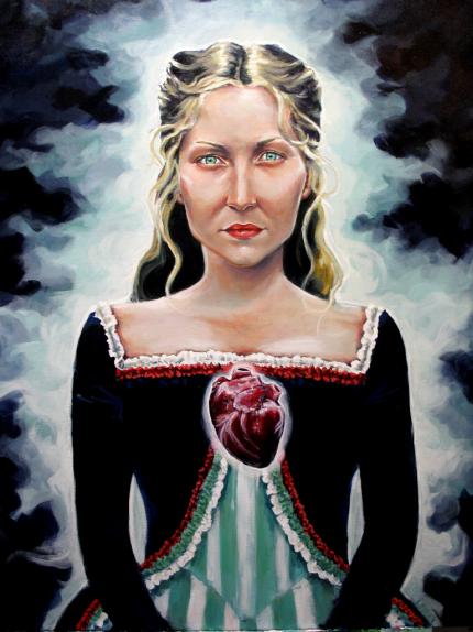Bloody Mary, Acrylic on canvas, 30 x 36, 2007